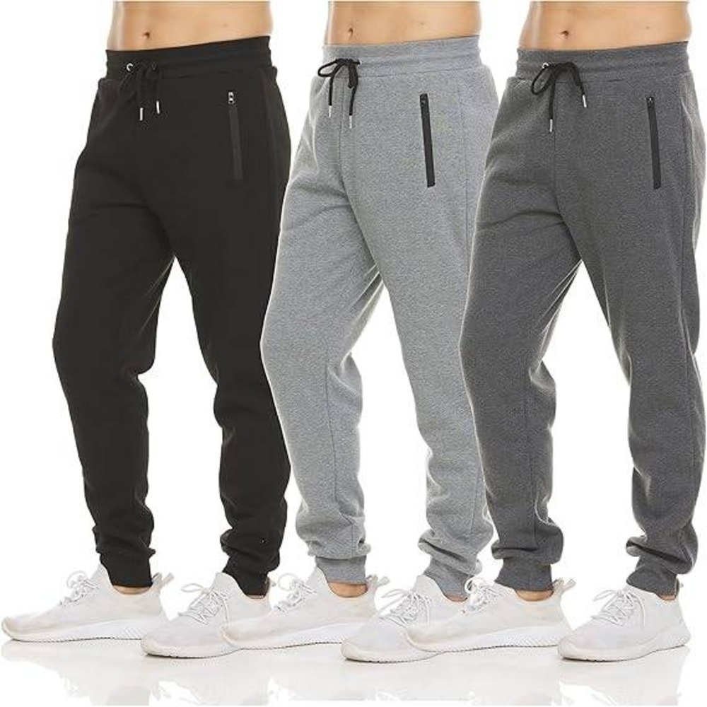 Set of 3 MSRP $59 PURE CHAMP Men's M Sweatpants Fleece Active Athletic Workout